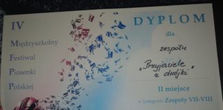 IV Międzyszkolny Festiwal Piosenki Polskiej