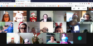 Wirtualne Mikołajki w kl. 8a