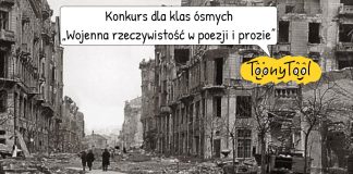 Wyniki konkursu dla klas ósmych „Wojenna rzeczywistość w poezji i prozie”
