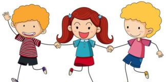 Spotkanie z rodzicami i dziećmi klas pierwszych.