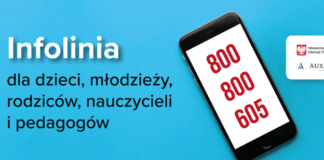 800 800 605 – ruszyła całodobowa bezpłatna infolinia dla dzieci, młodzieży, rodziców i pedagogów „Pomagamy”