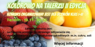 Konkurs „Kolorowo na talerzu II edycja”