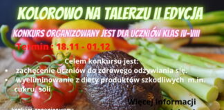 Konkurs „Kolorowo na talerzu II edycja”