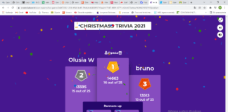 Świąteczne konkursy (po angielsku)