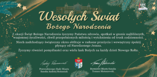 Życzenia Burmistrza Miasta Sanoka.