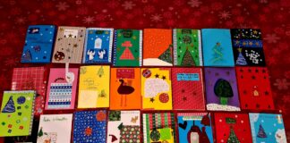 Rozstrzygnięcie konkursu na najładniejszą kartkę świąteczną z życzeniami w j. niemieckim