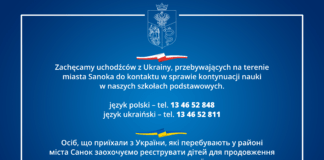 Informacja na temat zapisów dzieci z Ukrainy do szkoły.