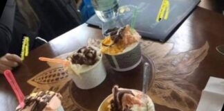 Wycieczka klasy 8e do pijalni czekolady w Sanoku.