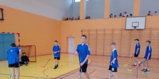 Miejskie zawody w unihokeju chłopców w ramach IMS