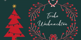 Konkurs na kartkę świąteczną z życzeniami w języku niemieckim.
