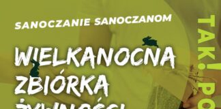 Podziękowania za organizację akcji „Sanoczanie Sanoczanom – Wielkanocna Zbiórka Żywności”.