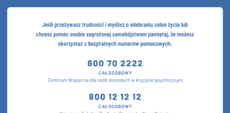 Bezpłatne numery telefonów pomocowych dla dzieci i dorosłych.