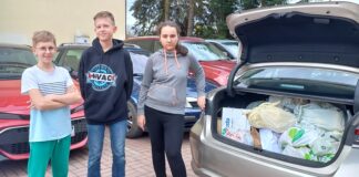 Zakończenie zbiórki żywności w ramach akcji „Podziel się sercem”.
