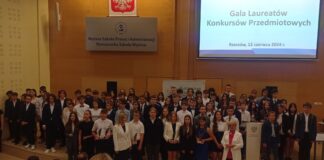 Uroczysta gala wręczenia dyplomów dla laureatów konkursów przedmiotowych 2023/2024.