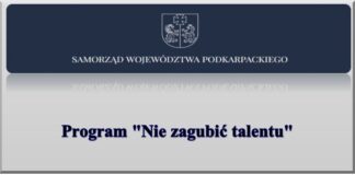 Program wspierania młodzieży uzdolnionej „Nie zagubić talentu”.