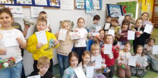 ZIMOWY PEJZAŻ W ŚWIETLICY