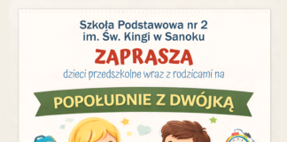 Dzieci przedszkolne wraz z Rodzicami zapraszamy na „Popołudnie z Dwójką”.