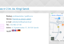 1 miejsce w Sanoku w Rankingu Szkół Podstawowych 2026